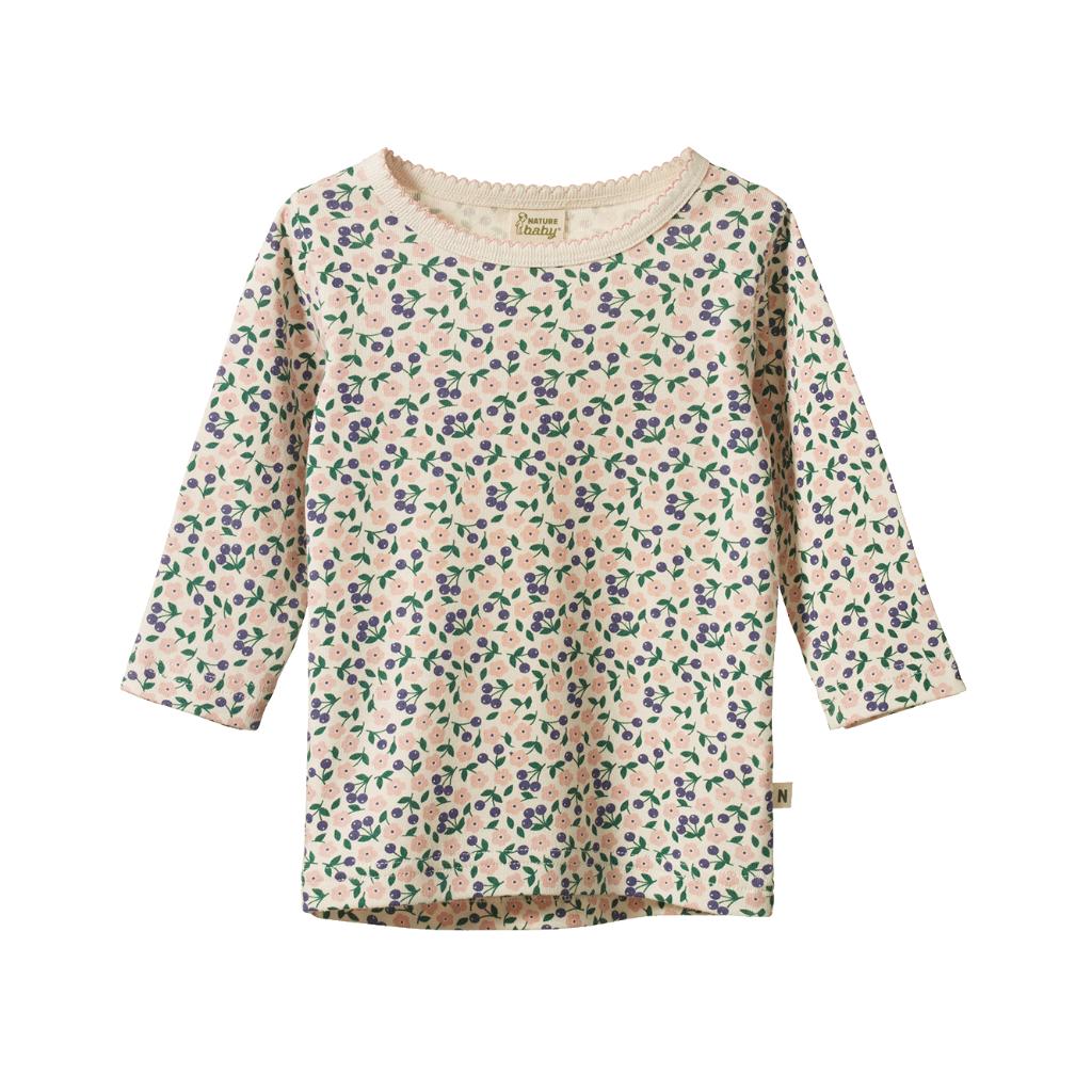 Nature Baby Organic Cotton L/S Cloud Tee (Briarwood Print)