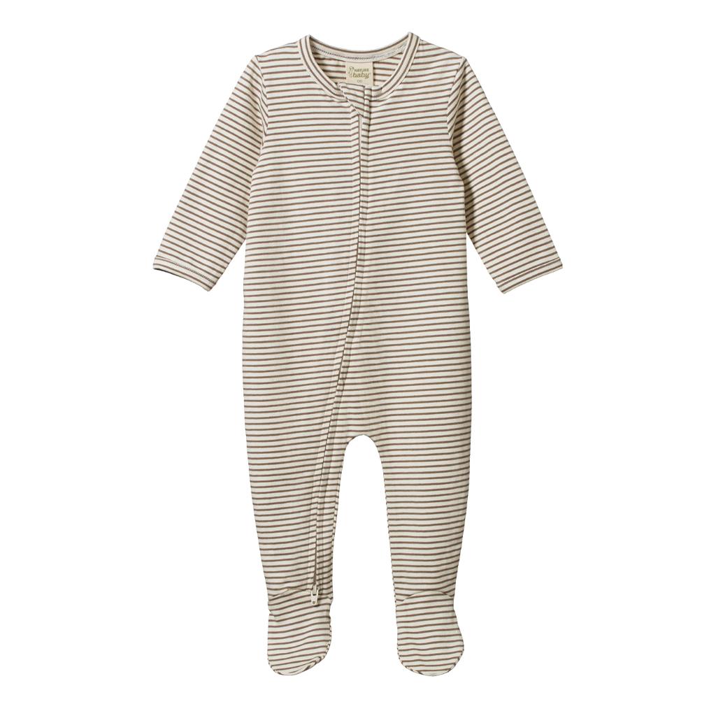 Nature Baby Dreamlands Suit (Mushroom Pinstripe)
