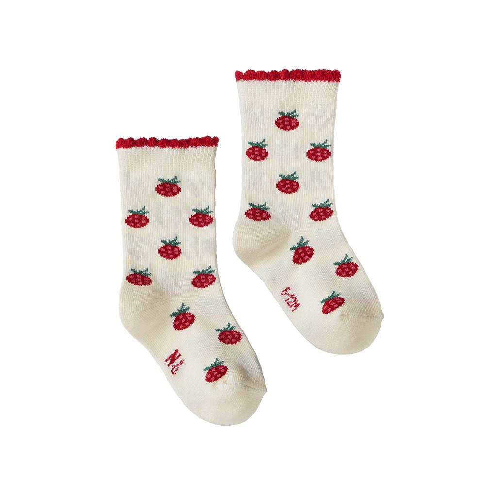 Nature Baby Organic Cotton Socks (Raspberries)