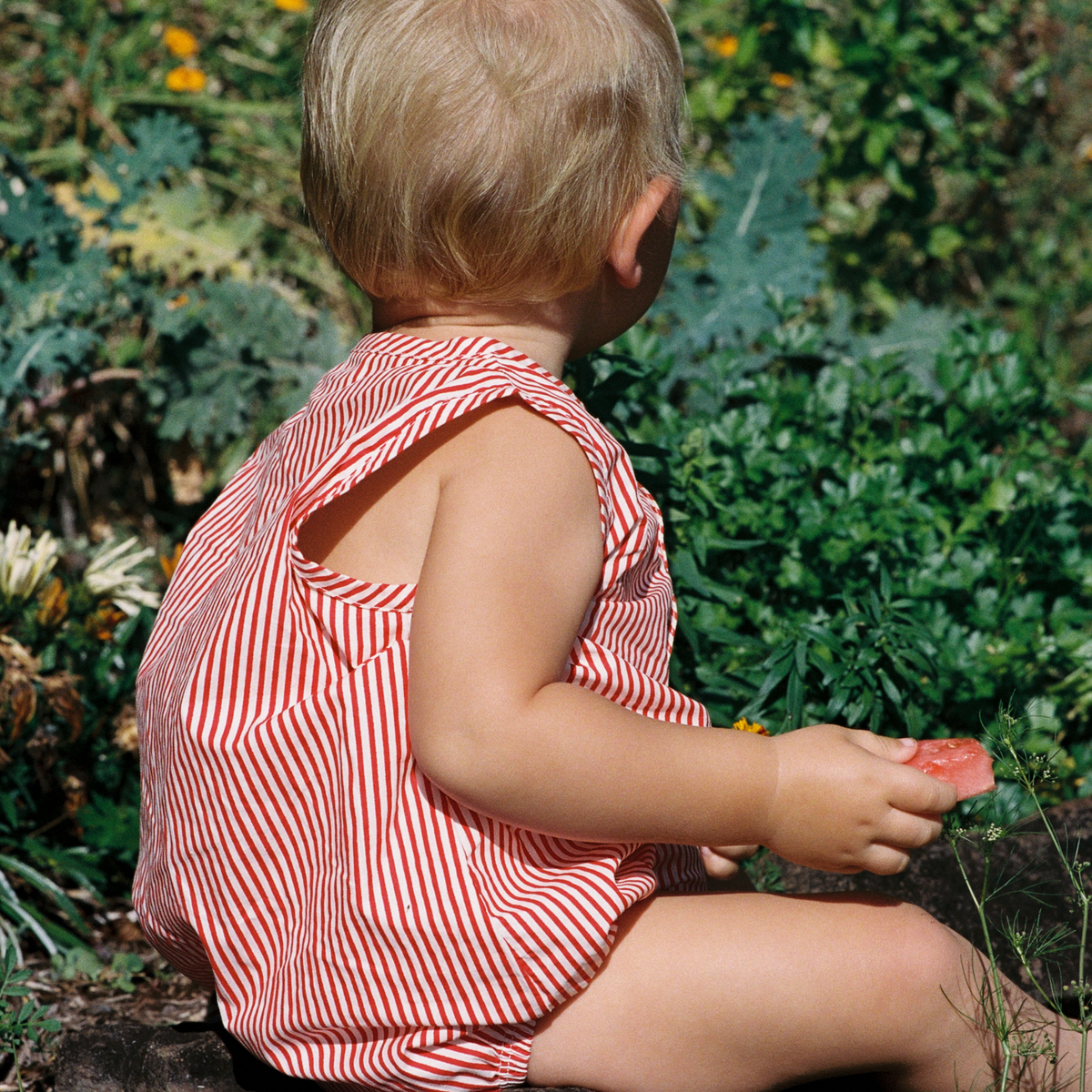 Nature Baby Cedar Suit (Meri Stripe)