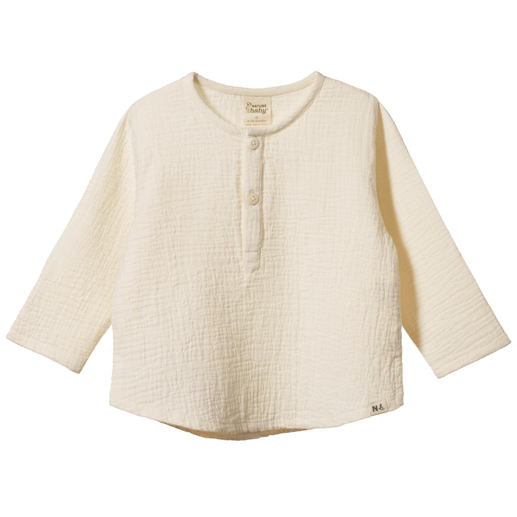 Nature Baby Muslin Caravan Shirt (Natural)