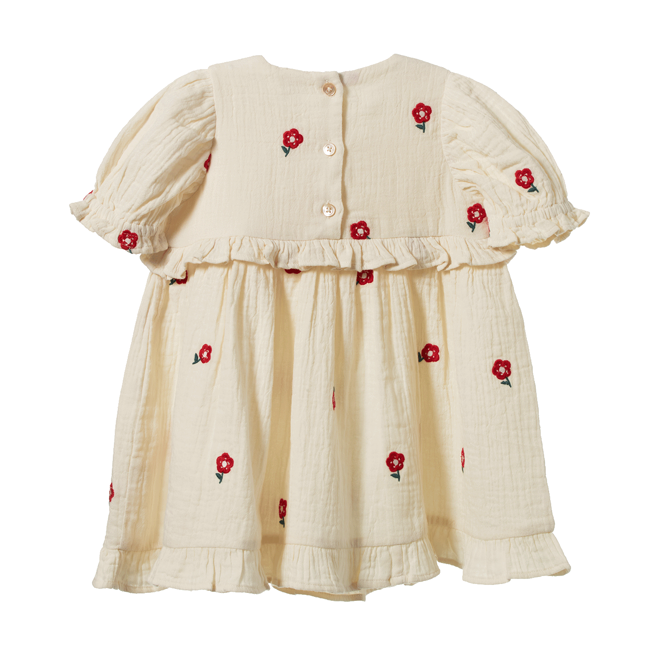 Nature Baby Valentina Dress (Red Flora)