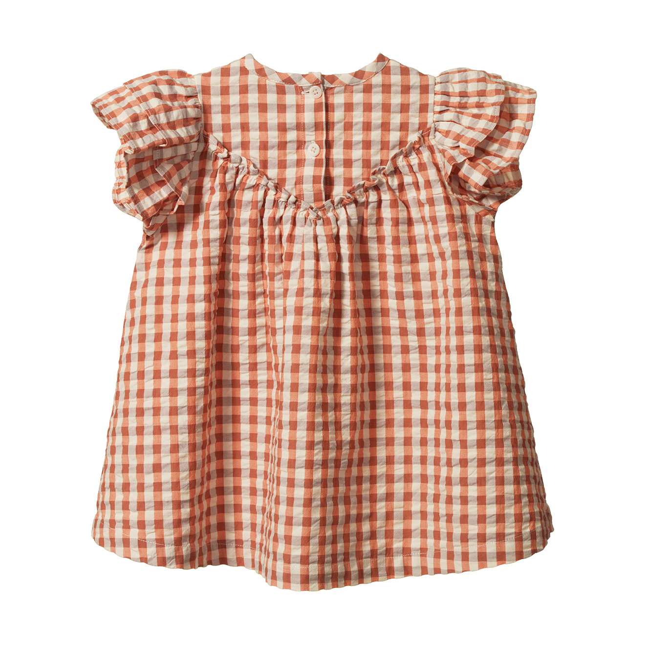 Nature Baby Una Dress (Dandelion Gingham)