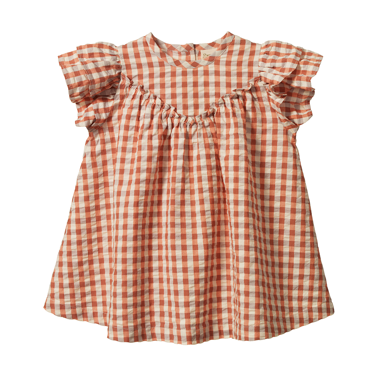 Nature Baby Una Dress (Dandelion Gingham)