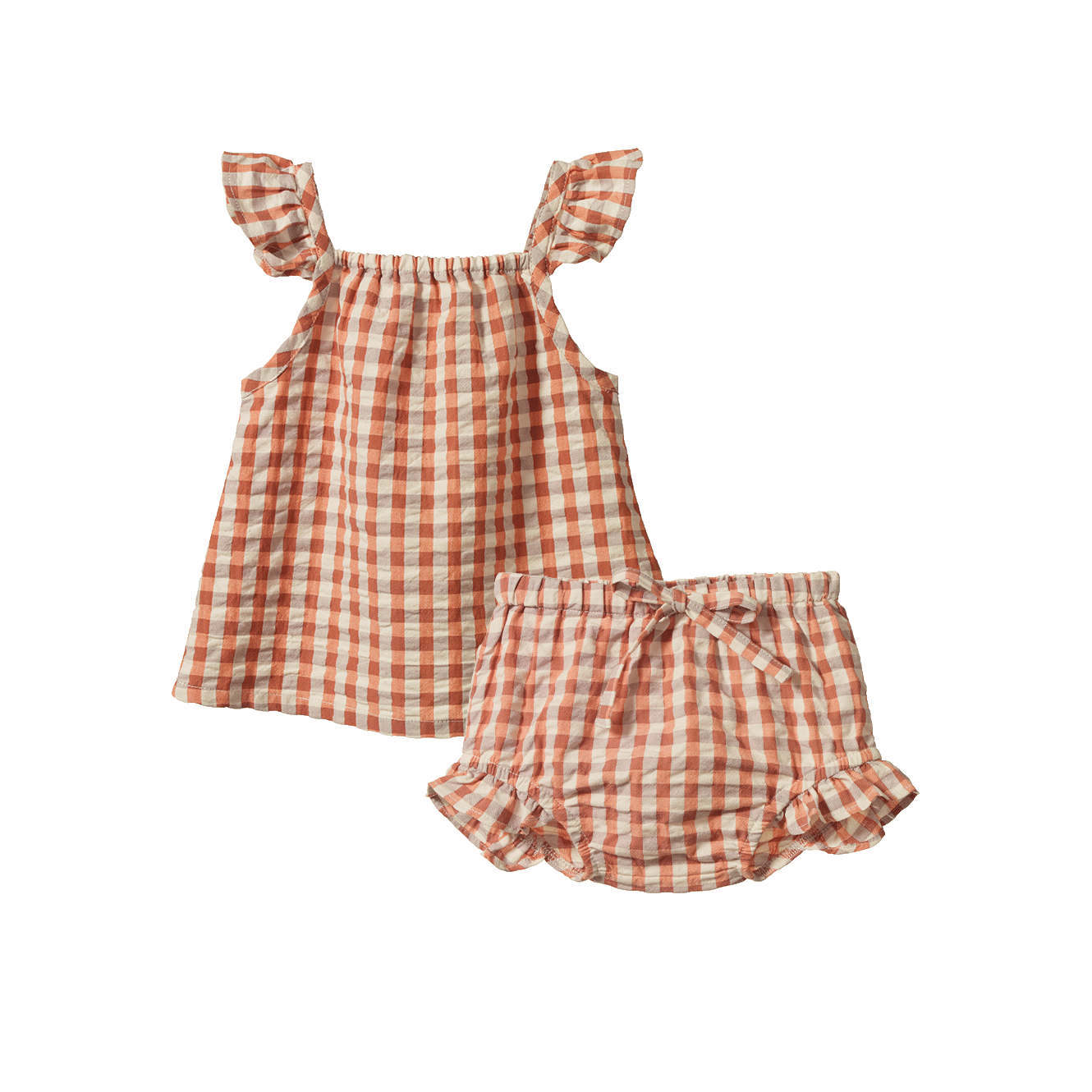 Nature Baby Petal Set Gingham (Dandelion Gingham)