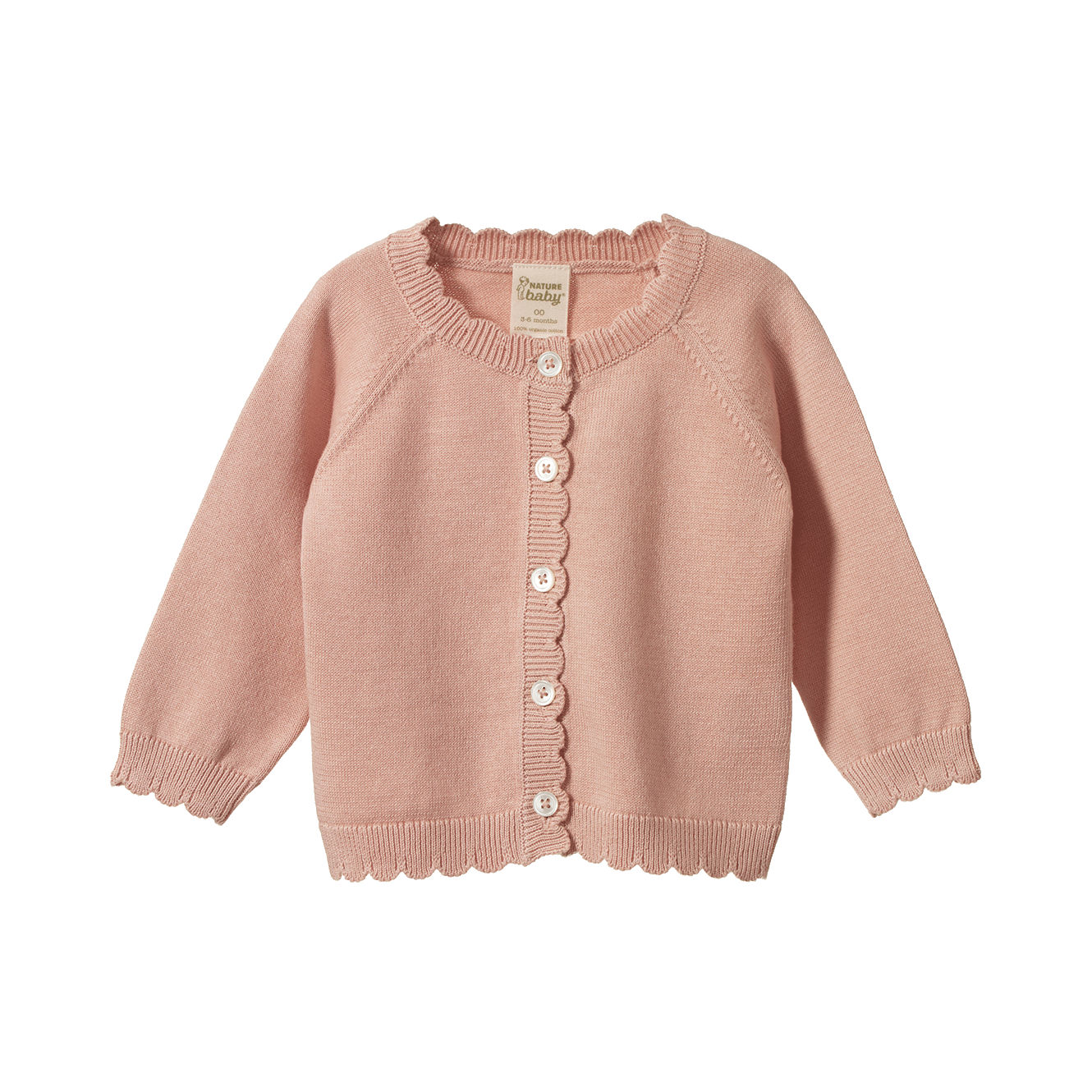 Nature Baby Liliette Cardigan (Rose Dust)