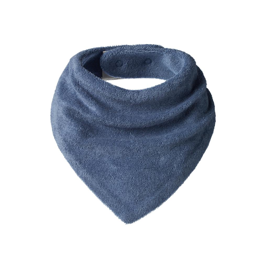 Nature Baby Terry Triangle Bib (Dusky Blue)