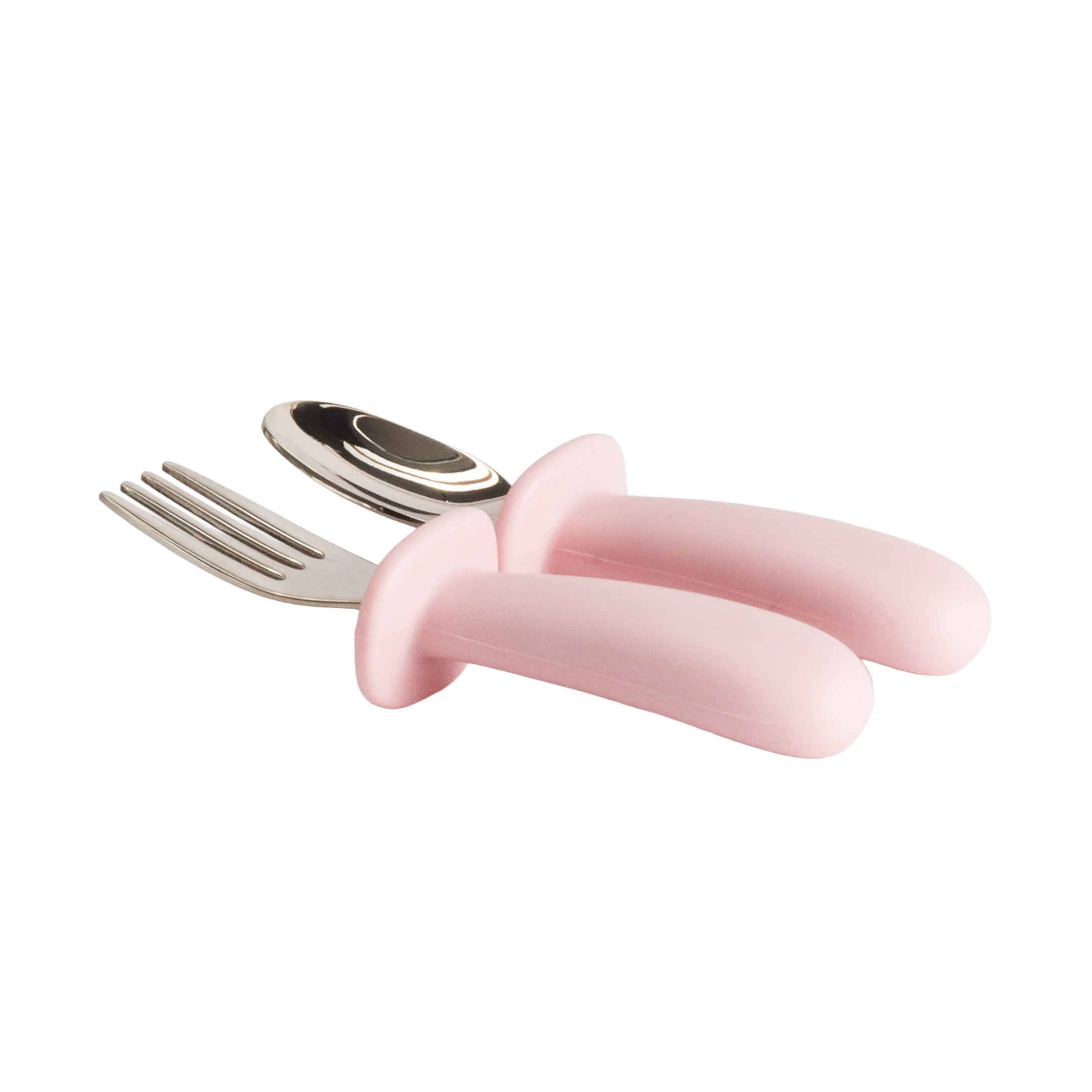 Nestling Baby Cutlery 2pk (Dusty Pink)