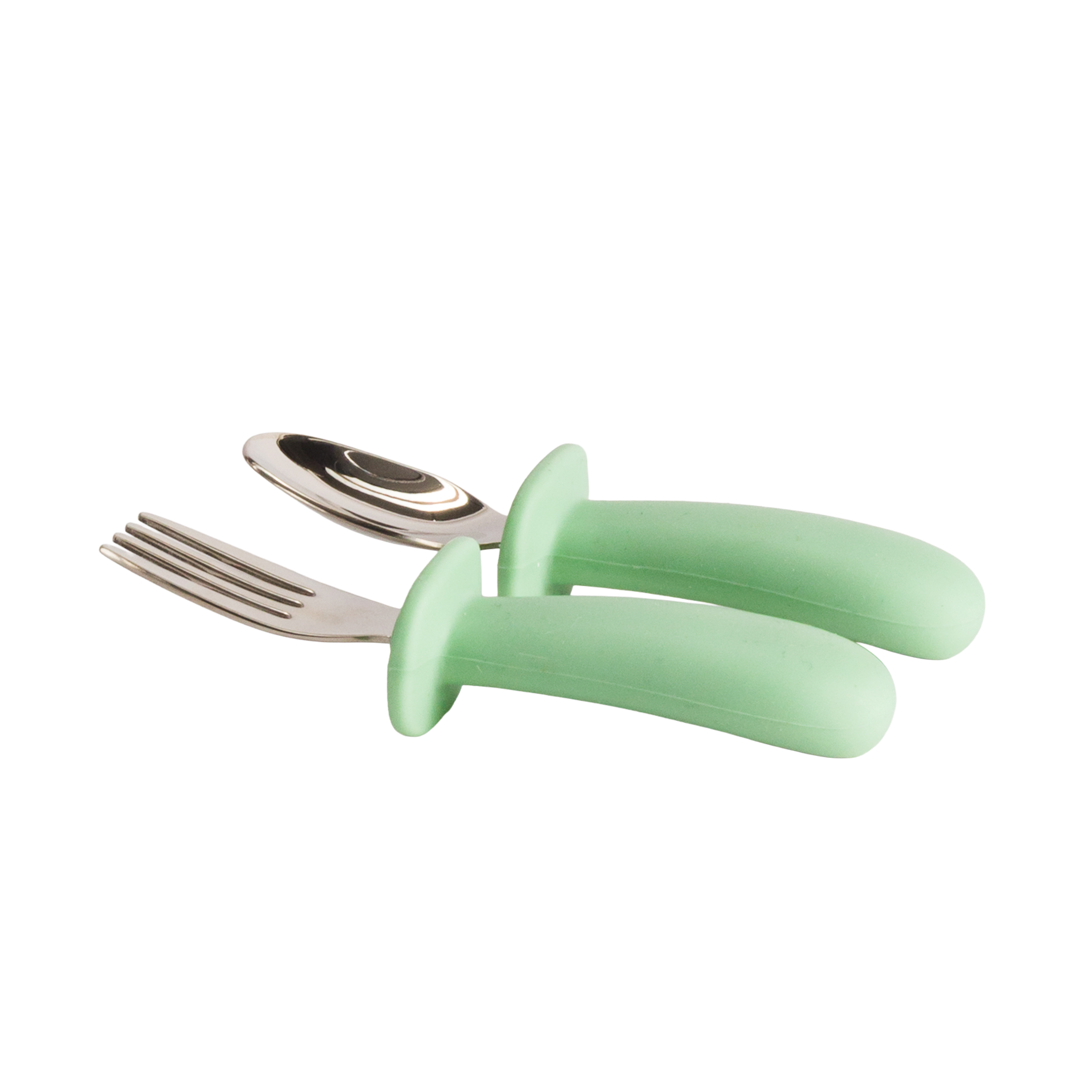 Nestling Baby Cutlery 2pk (Sage)