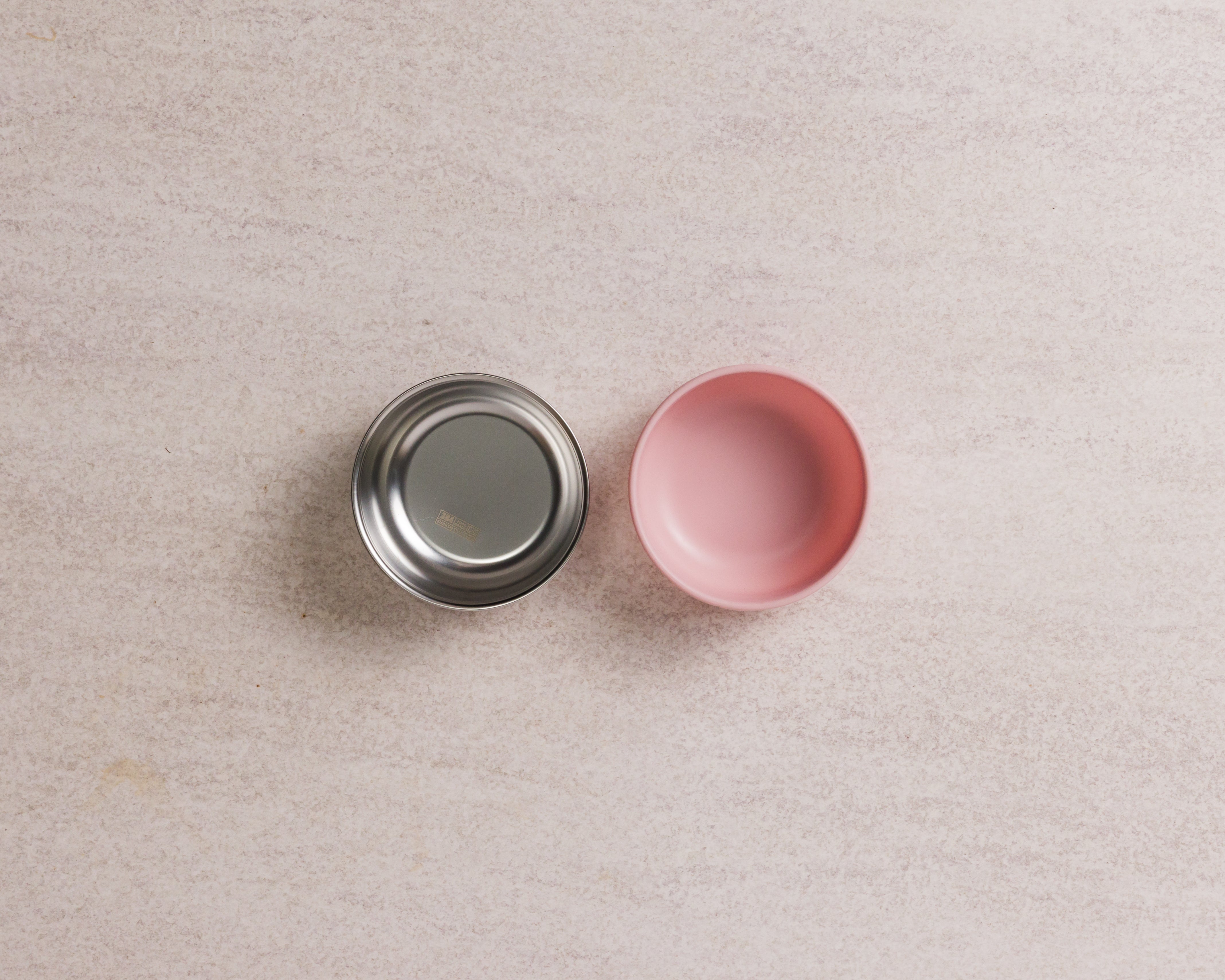 Nestling Stainless Steel Suction Bowl (Dusty Pink)