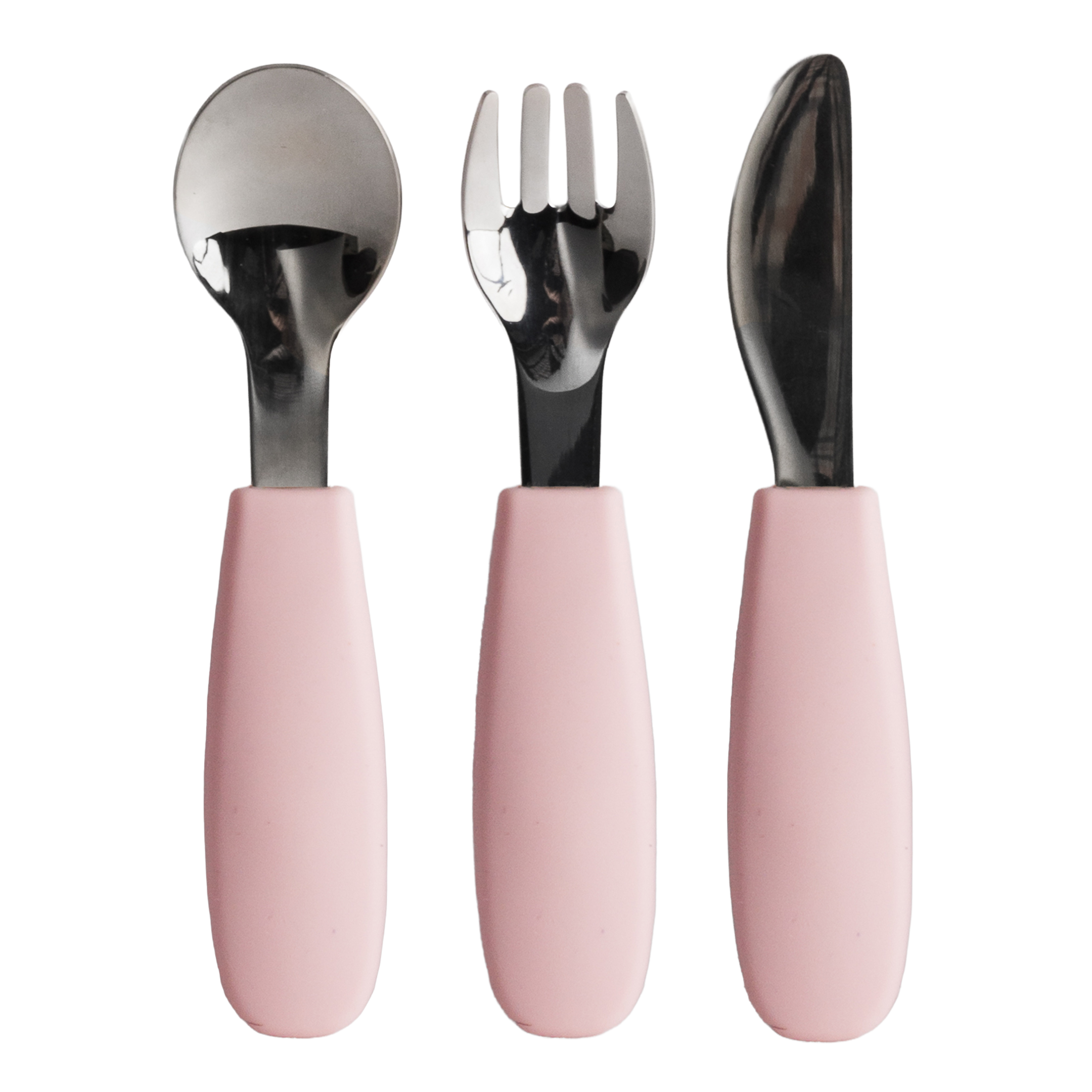 Nestling Toddler Cutlery 3pk (Dusty Pink)