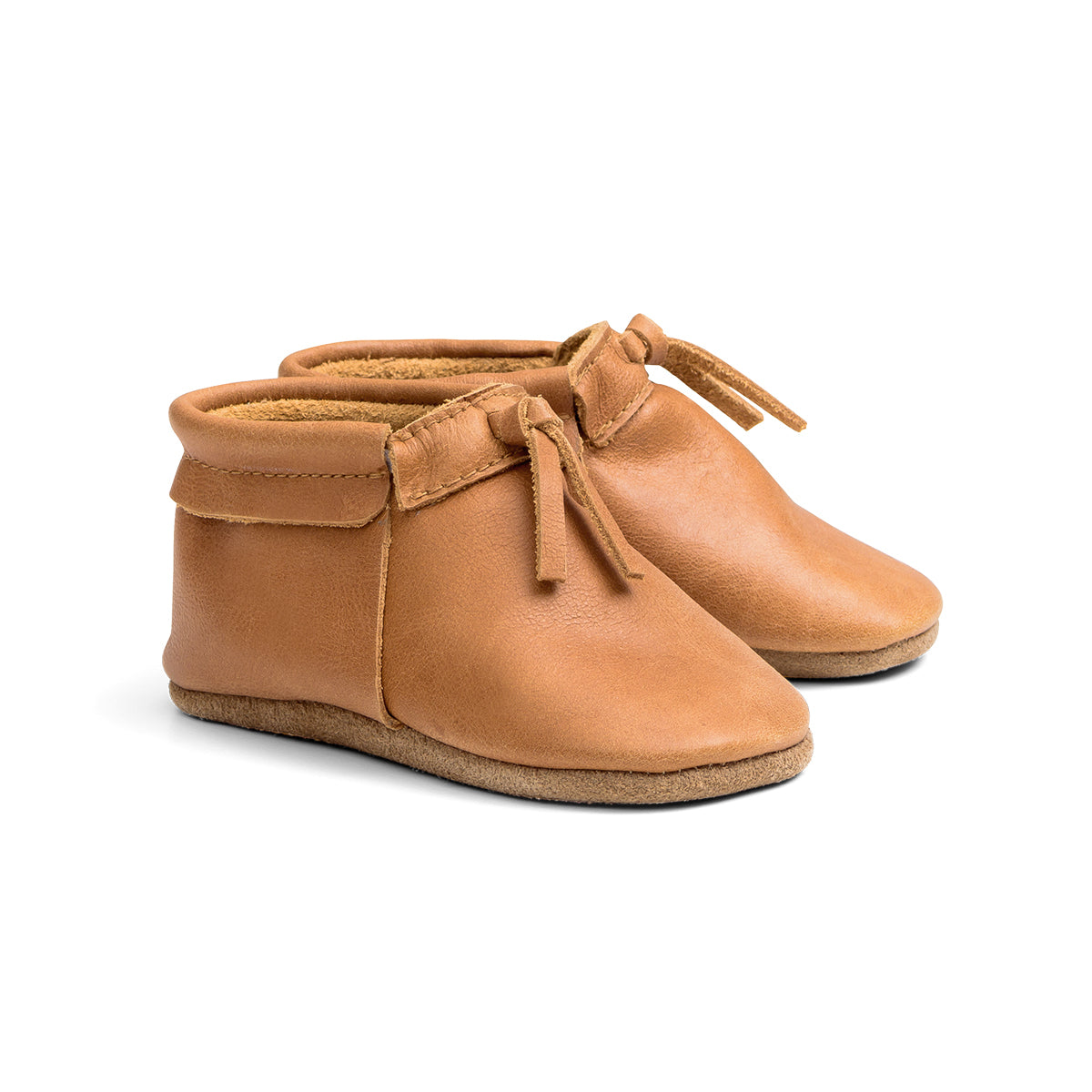 Pretty Brave Moc Baby Shoes (Natural)