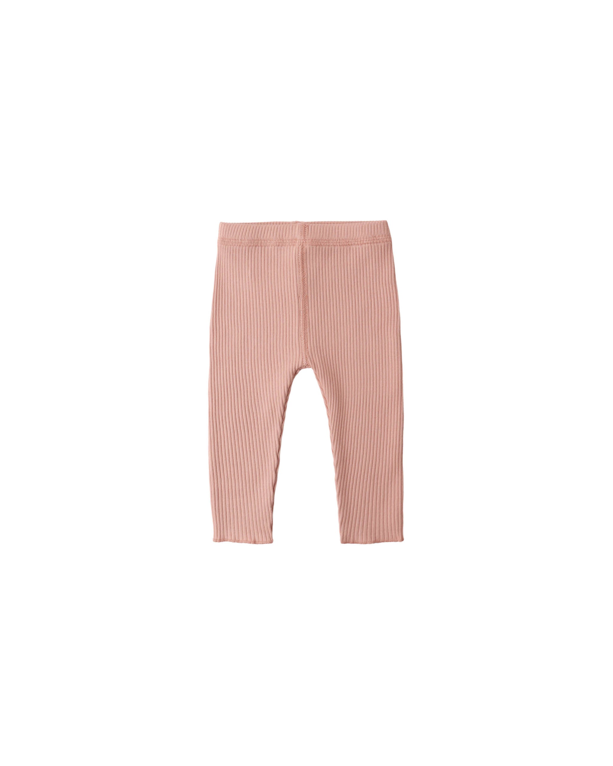 Quincy Mae Ribbed Legging (Pink)