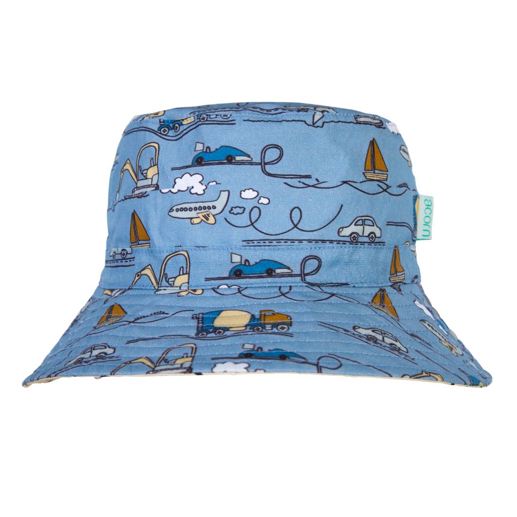 Acorn Wide Brim Bucket Sun Hat (Transport)