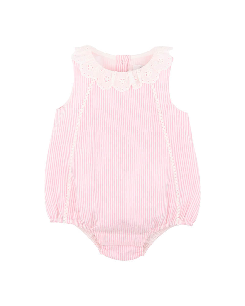 Bebe Willa Stripe Lace Collar Bodysuit