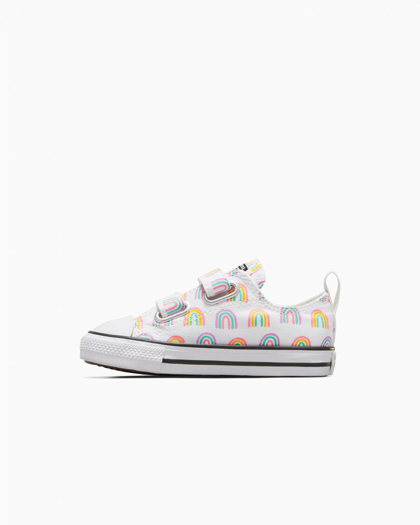converse infant low cut canvas sneaker rainbows