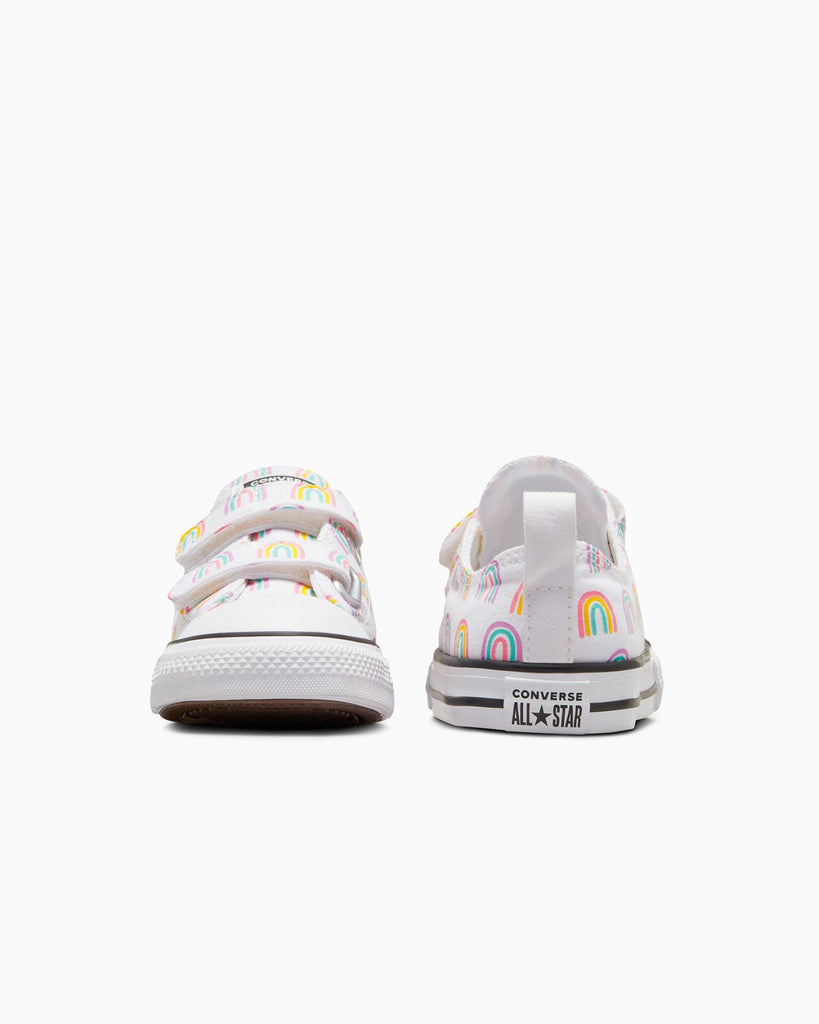 converse infant low cut canvas sneaker rainbows