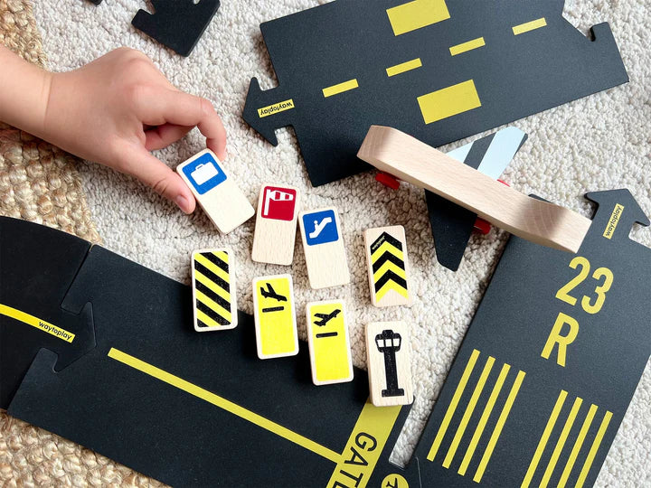 Waytoplay Airport Signs Set
