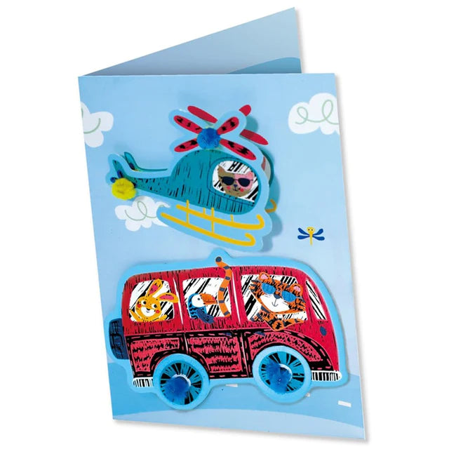 Avenir Scratch Greeting Card Set (Cars)