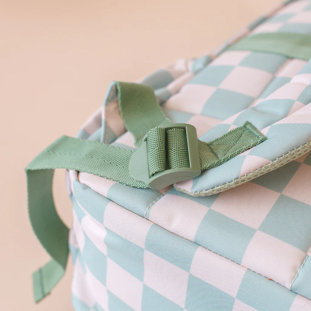 Fox & Fallow Backpack (Sage Check)