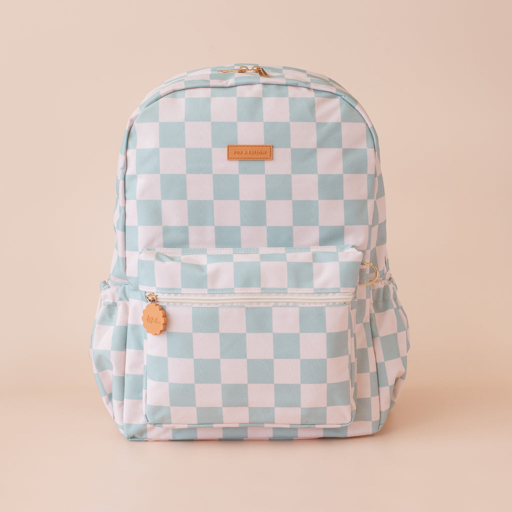 Fox & Fallow Backpack (Sage Check)