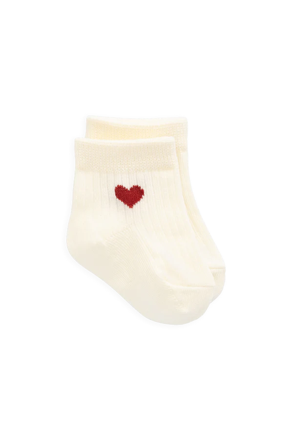 Jamie Kay Bellamy Socks (Bellamy Heart Urban Red)