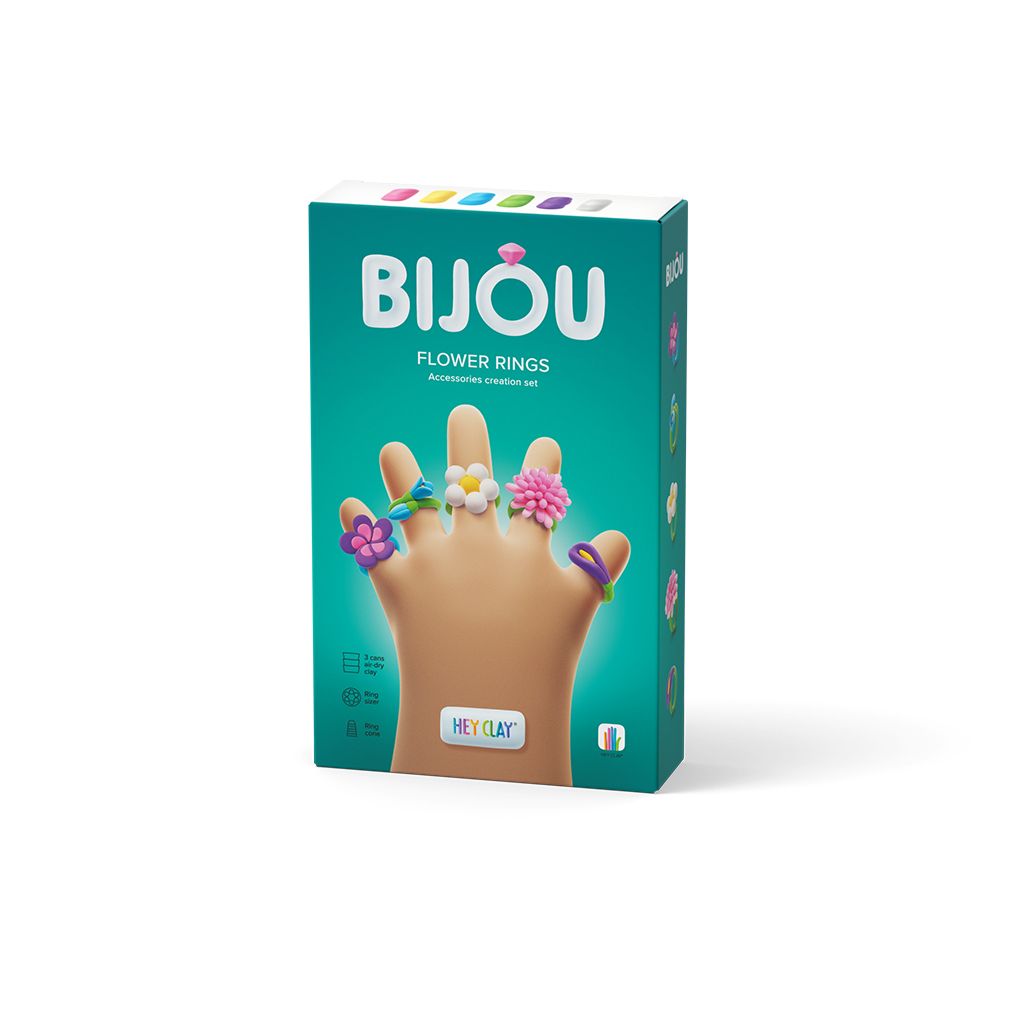 Hey Clay Bijou (Flower Rings)