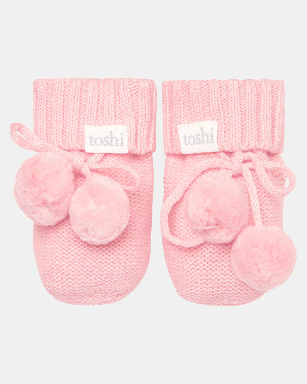 Toshi Baby Booties (Pearl)