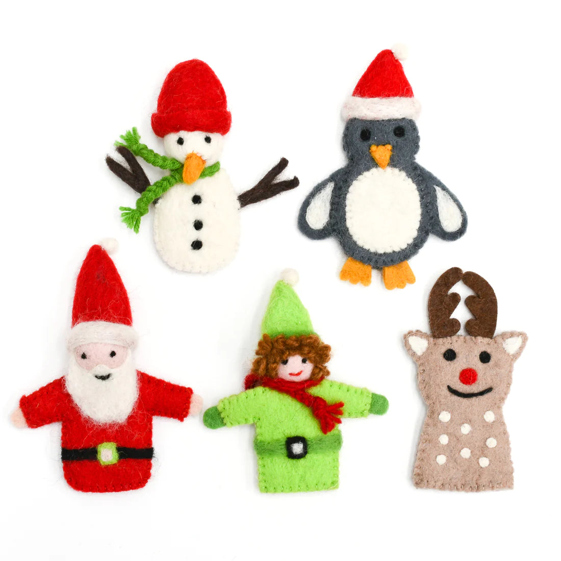Tara Treasures Finger Puppet Set (Christmas)