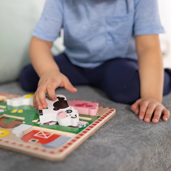 Melissa & Doug Chunky Puzzle (Farm Animals)