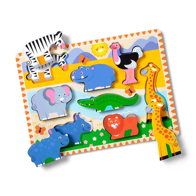 Melissa & Doug Chunky Puzzle (Safari)