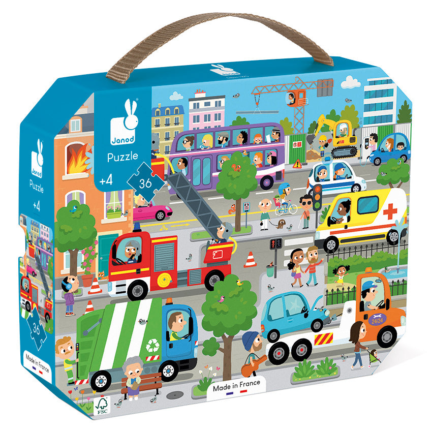Janod City Puzzle (36 Pieces)