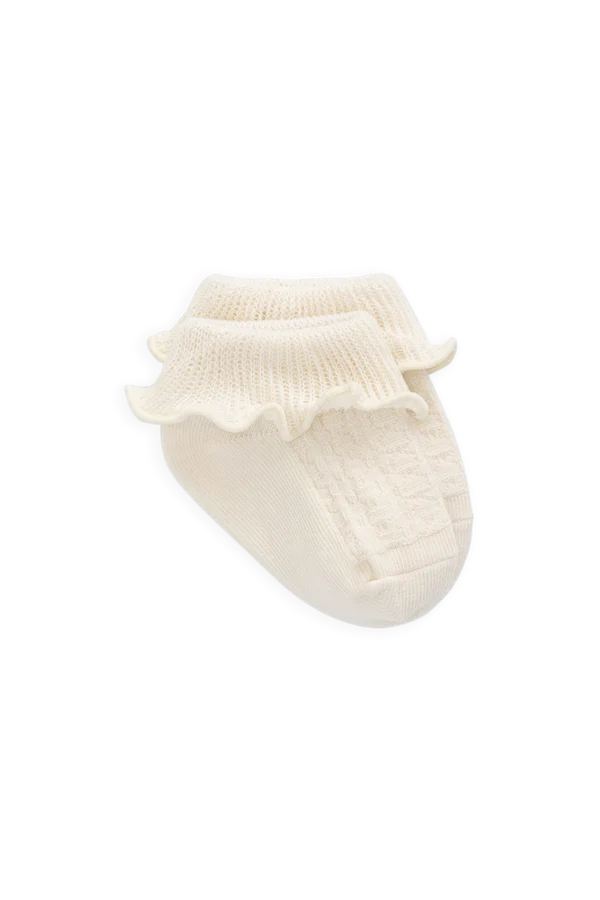 Jamie Kay Clementine Socks (Vanilla)
