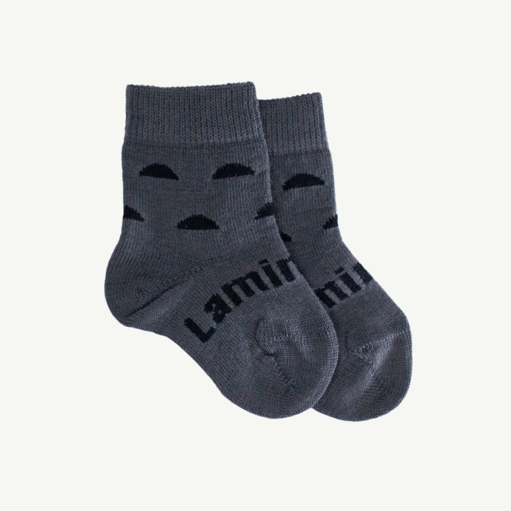 Lamington Socks (Crew - Coal)