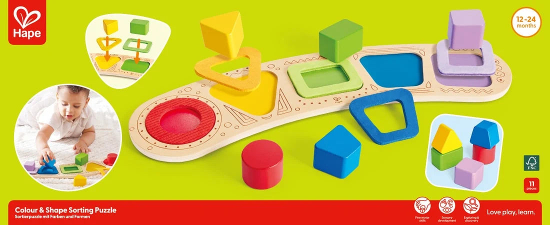 Hape Colour & Shape Sorting Puzzle