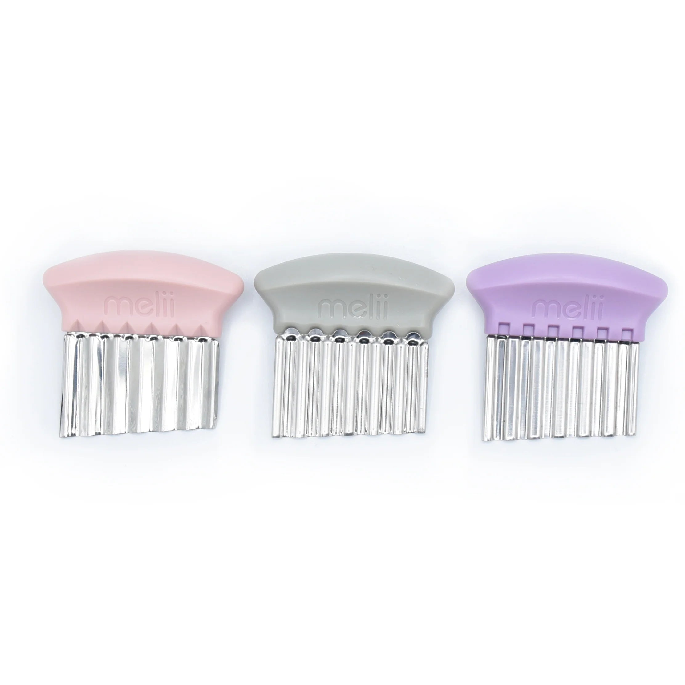 Melii Crinkle Cutters (Pink Grey Purple)