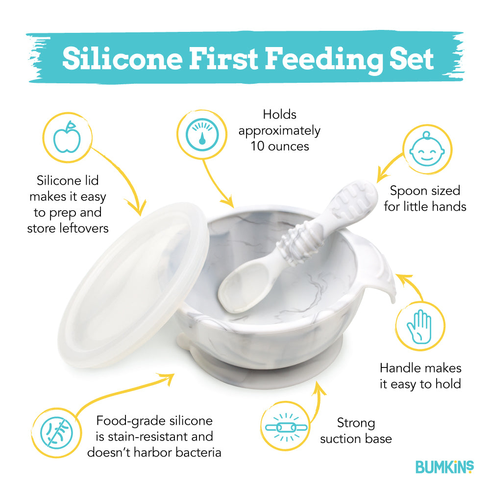 Bumkins First Feeding Set (Sage)