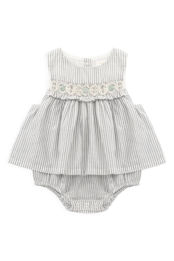 Jamie Kay Organic Cotton Gracen Playsuit (Harbour Stripe)