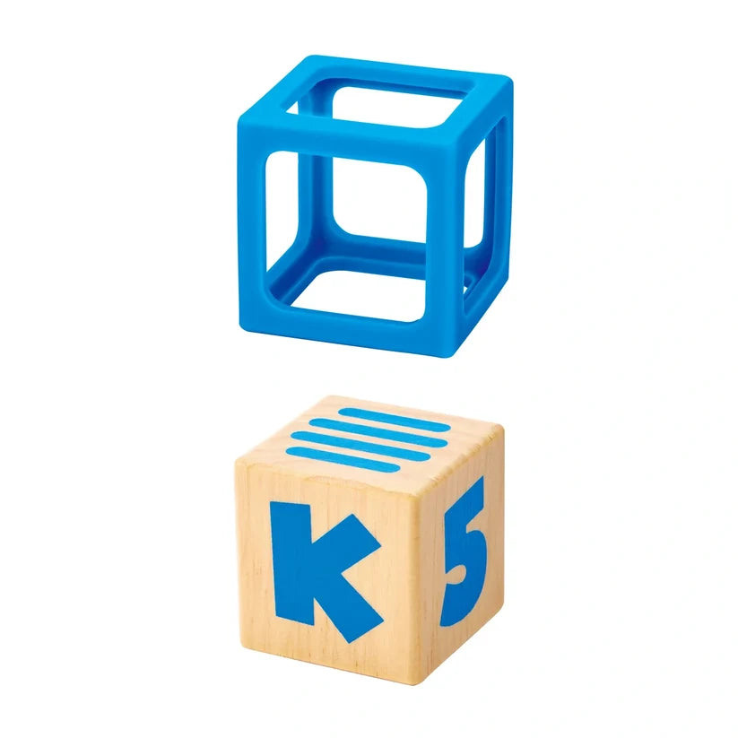 Hape Grip-n-Stack Silicone & Wood Blocks