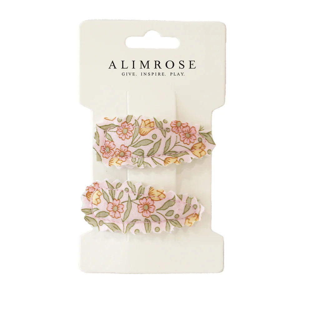 Alimrose Hair Clip Set (Blossom Lily Pink)