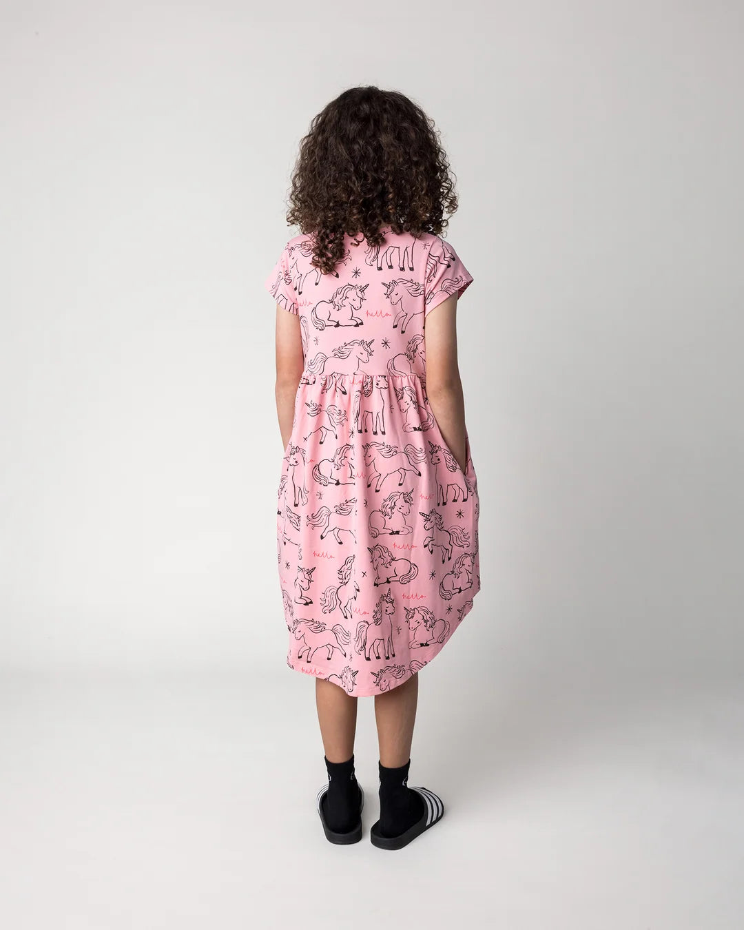 Minti Hello Unicorns Dress (Pink)