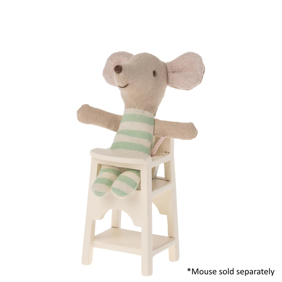 Maileg High Chair for Mouse (Off-White)