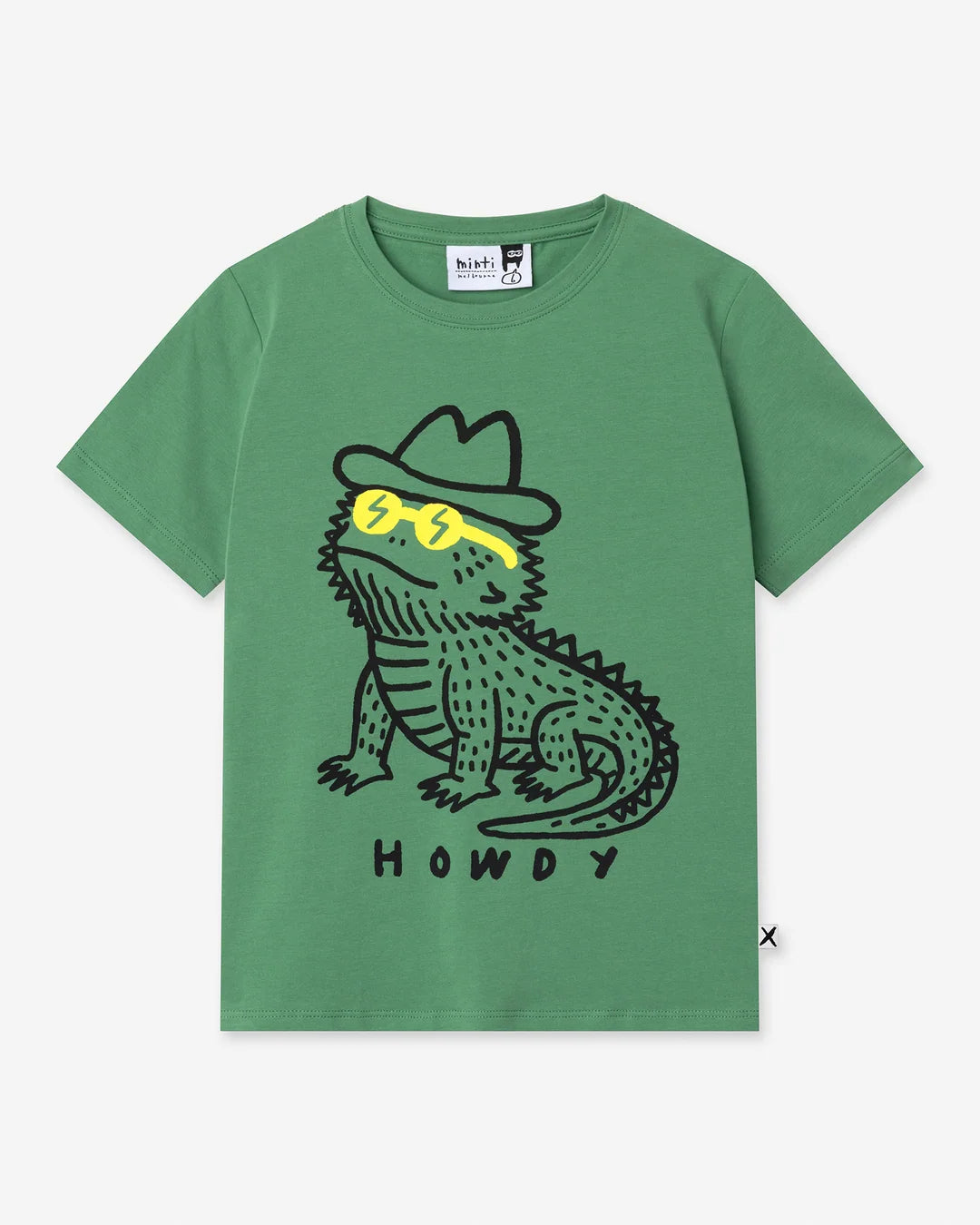 Minti Howdy Lizard Tee (Turf)