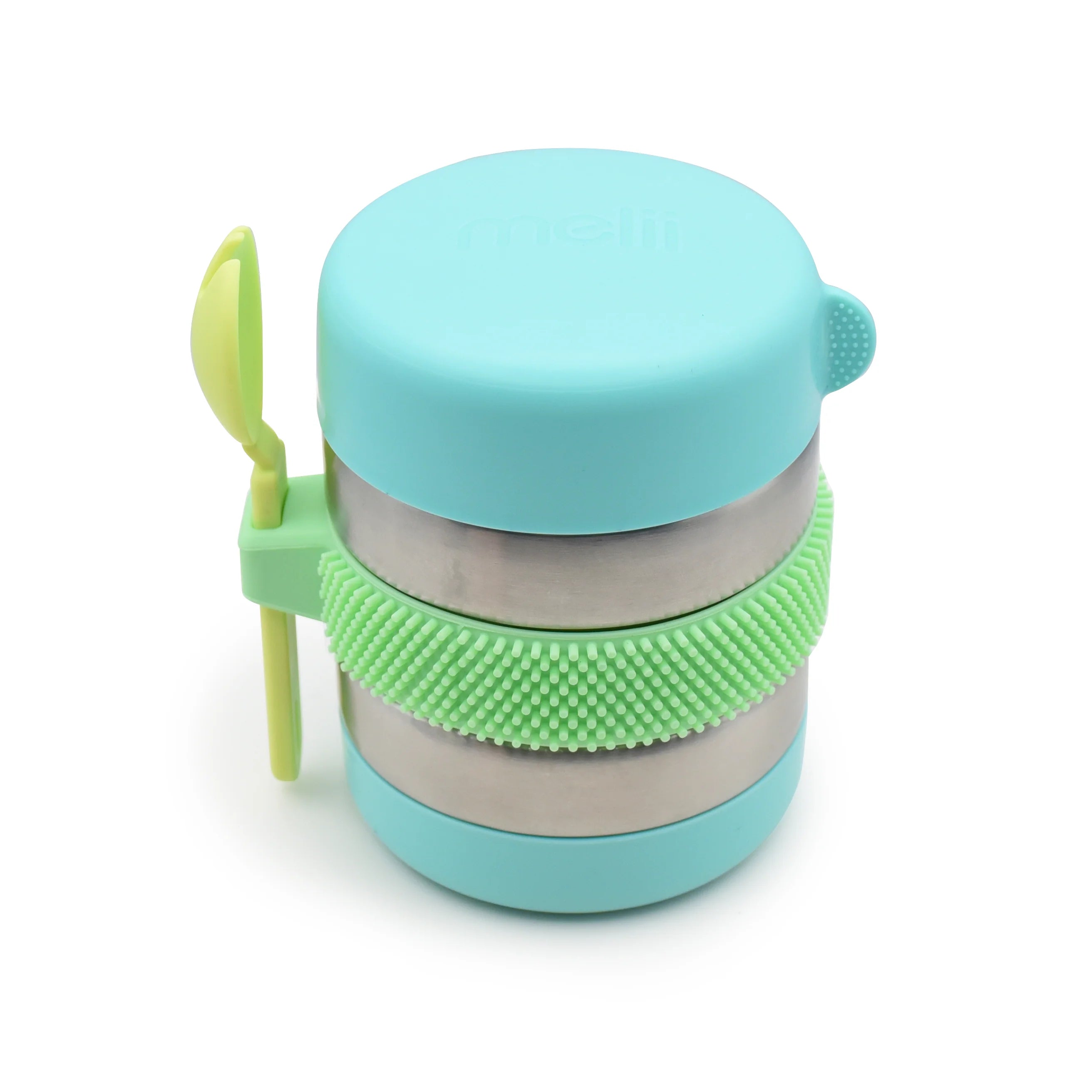 Melii Insulated Fidget Food Jar (Mint/Blue/Lime)