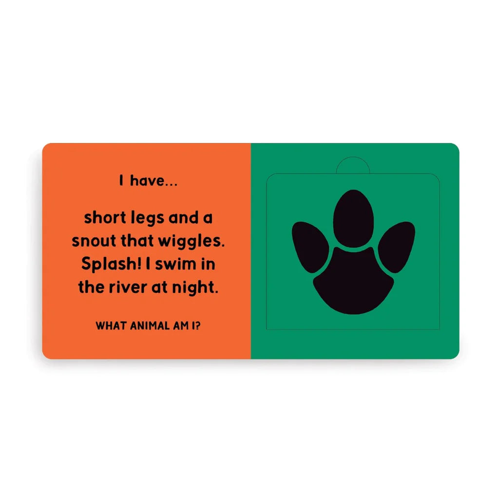 Mudpuppy Jungle Tracks Lift-The-Flap Board Book