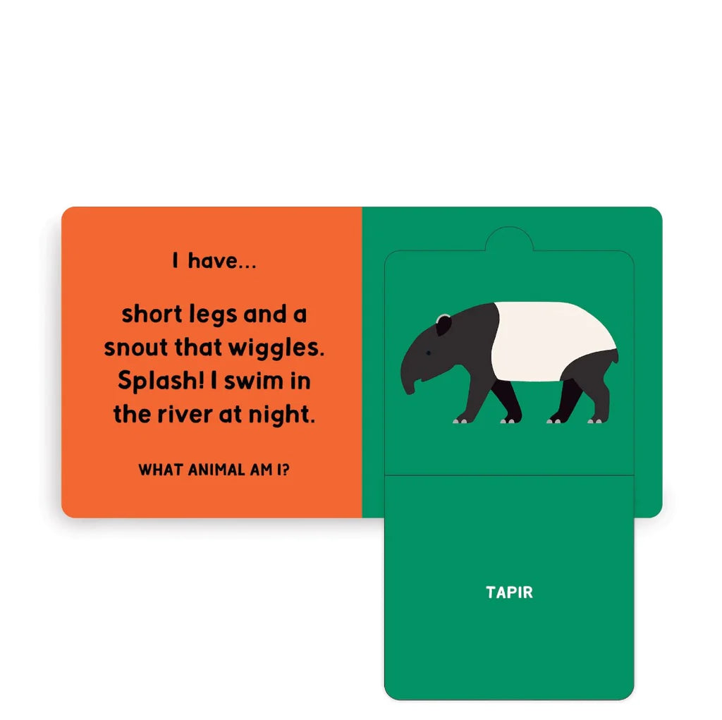 Mudpuppy Jungle Tracks Lift-The-Flap Board Book