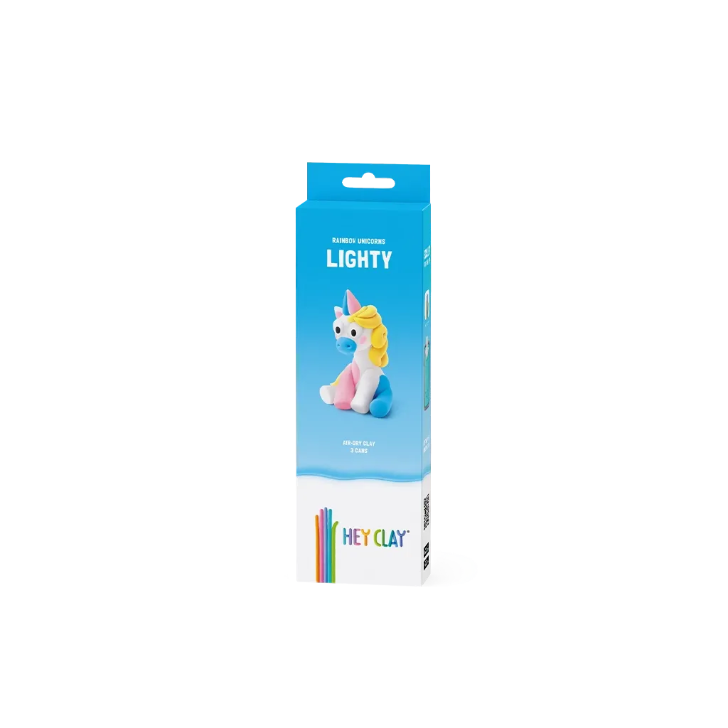 Hey Clay Rainbow Unicorns - Lighty (3 Cans)