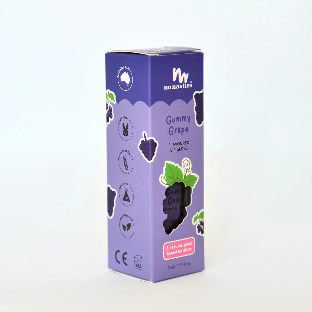 No Nasties Kids Lip Gloss (Gummy Grape)