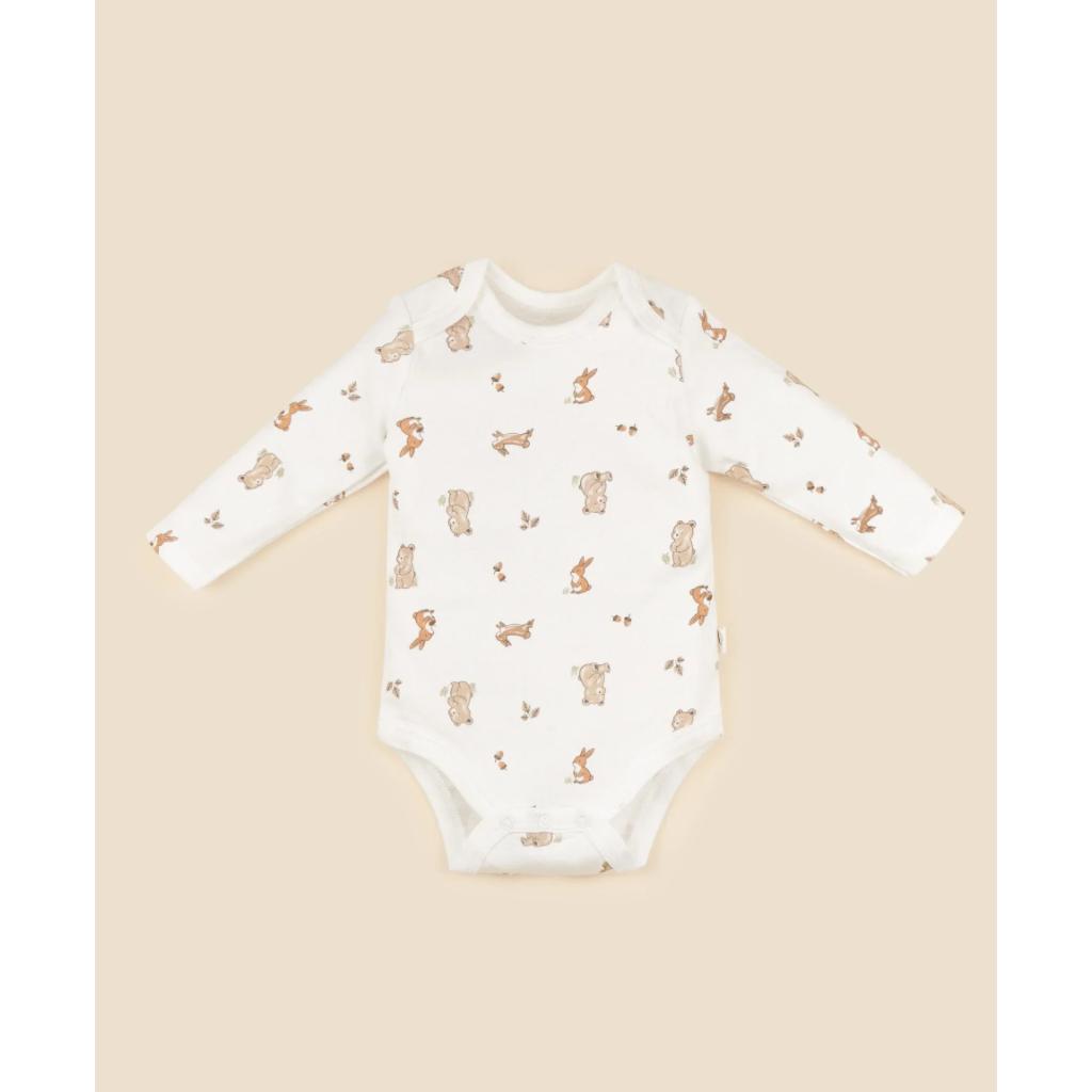 Lummi in Colour LS Bodysuit (Bear & Bunny)