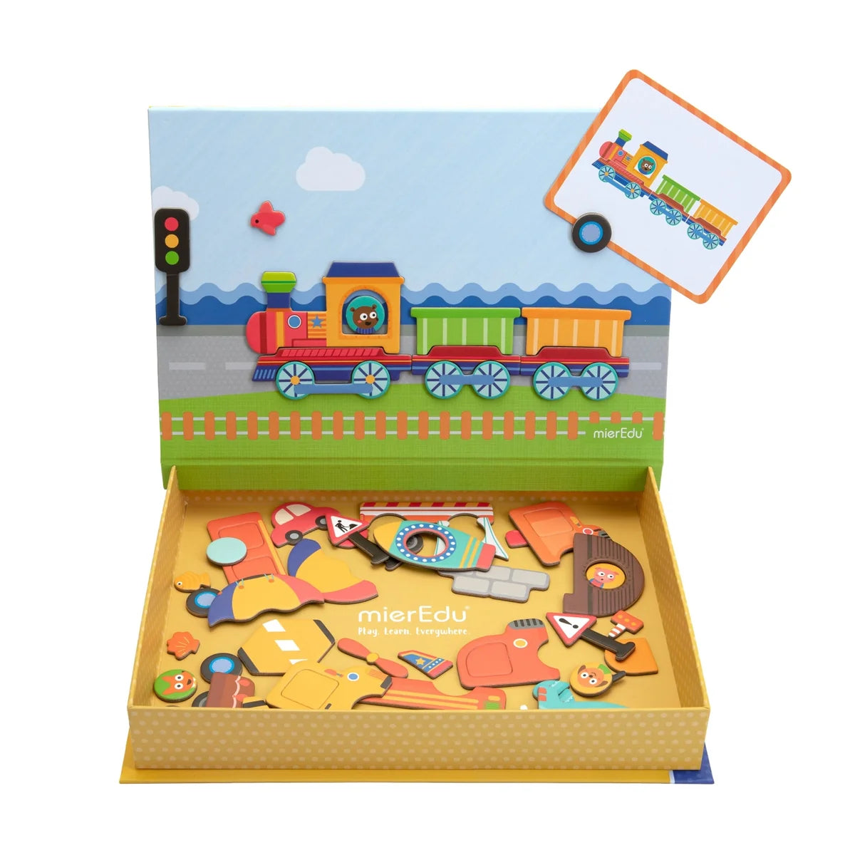 MierEdu Magnetic Art Case (Vehicles)